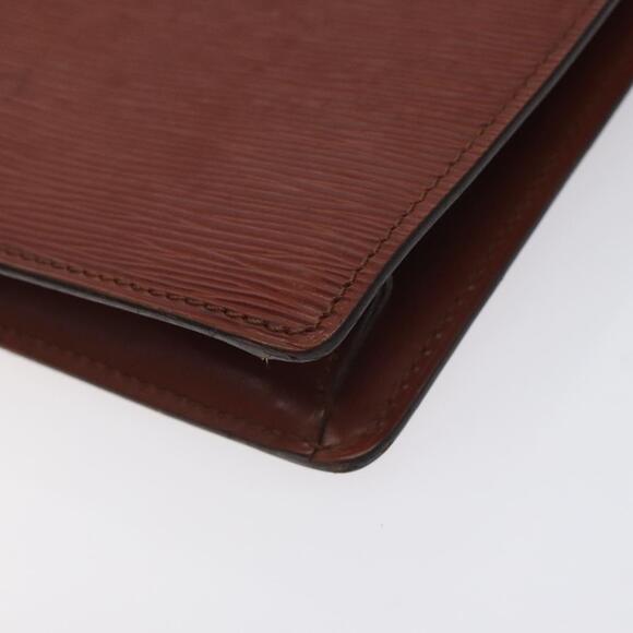 LOUIS VUITTON Epi Serie Dragonne Hand Bag Brown M52618 - Picture 15 of 16